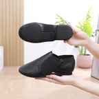 Genuine Leather Jazz Dance Practice Shoes – Soft Sole, Women & Kids