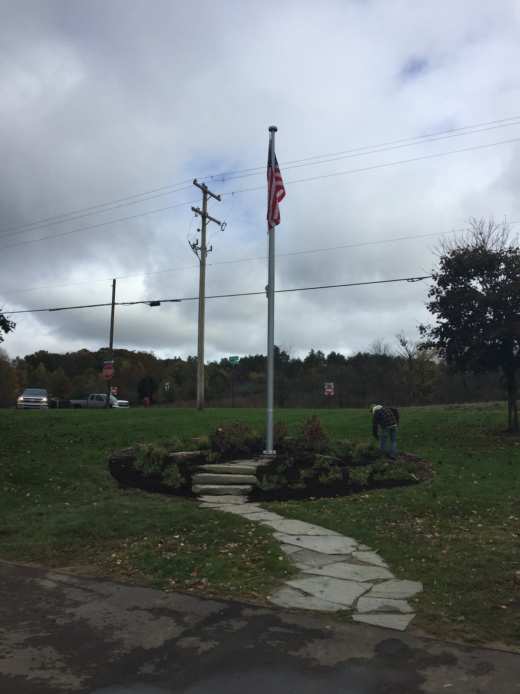 Automatic Aluminum Flagpole