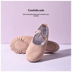 Soft-Sole PU Leather Ballet Shoes – Unisex