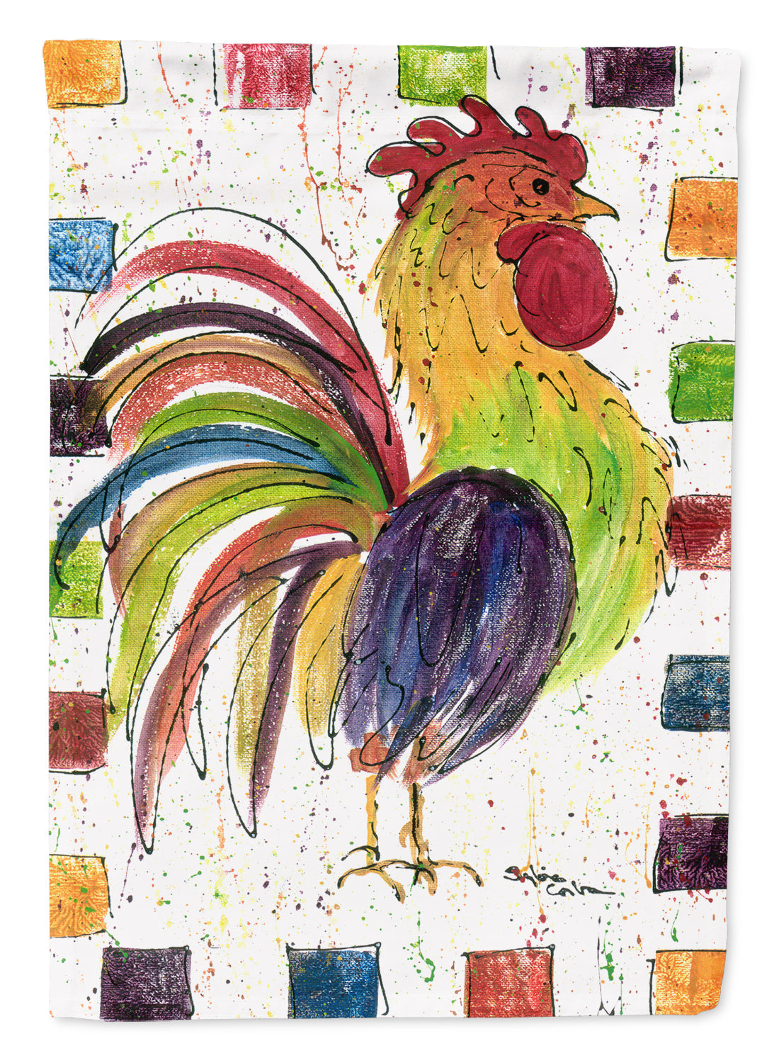 Rooster  Garden Flag – Decorative Outdoor Yard Flag 8071GF