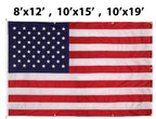 WallSafe™ Nylon Wall-Mounted American Flag | Reinforced Edge Grommets | Made in USA