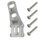 Aluminum 1" Flagpole Bracket - Silver
