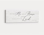 As For Me And My House Sign: Christian Wall Art
