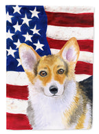 Pembroke Corgi Patriotic Garden Flag - Outdoor Decorative Yard Flag BB9642GF