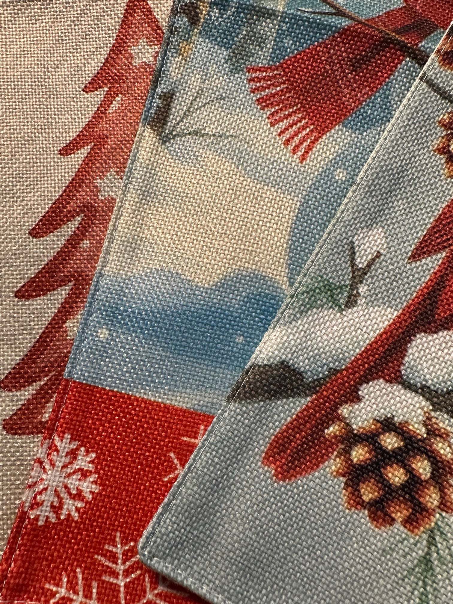 White Merry Christmas Trees Garden Flag