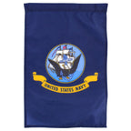 Navy Garden Flag