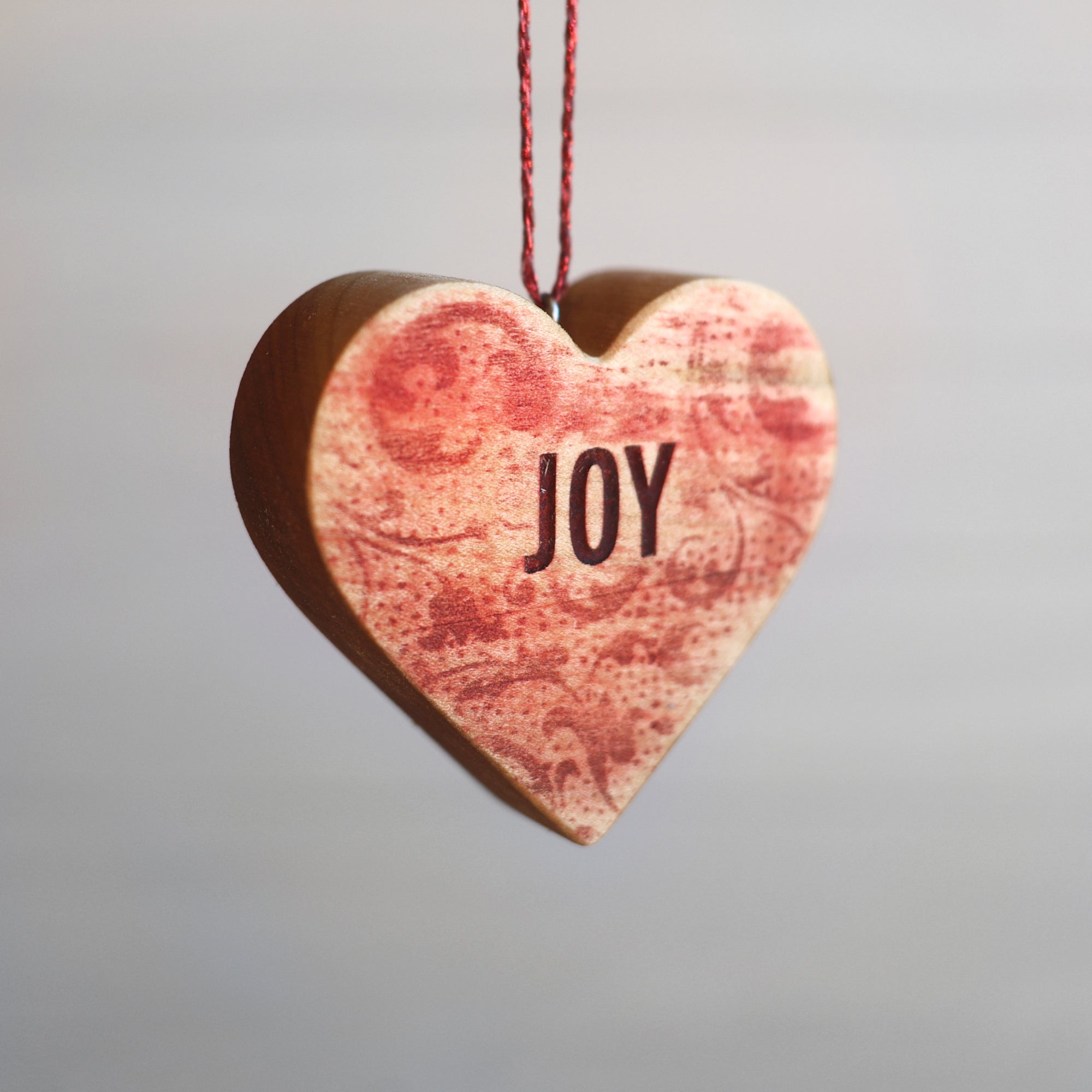 Christmas Carol Heart Ornaments
