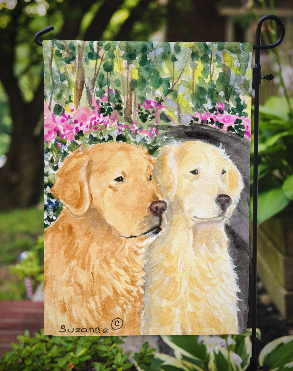 Golden Retriever Garden Flag - Outdoor Decorative Yard Flag SS8974GF