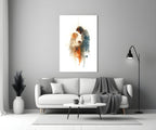 Holy Family Glass Wall Art || Designer Collection