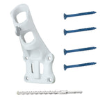Aluminum 1" Flagpole Bracket - White