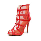 Women's Latin Dance High Heels - Soft Sole Ballroom Dancing Shoes