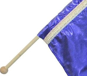 Large Blue Worship Dance Flag