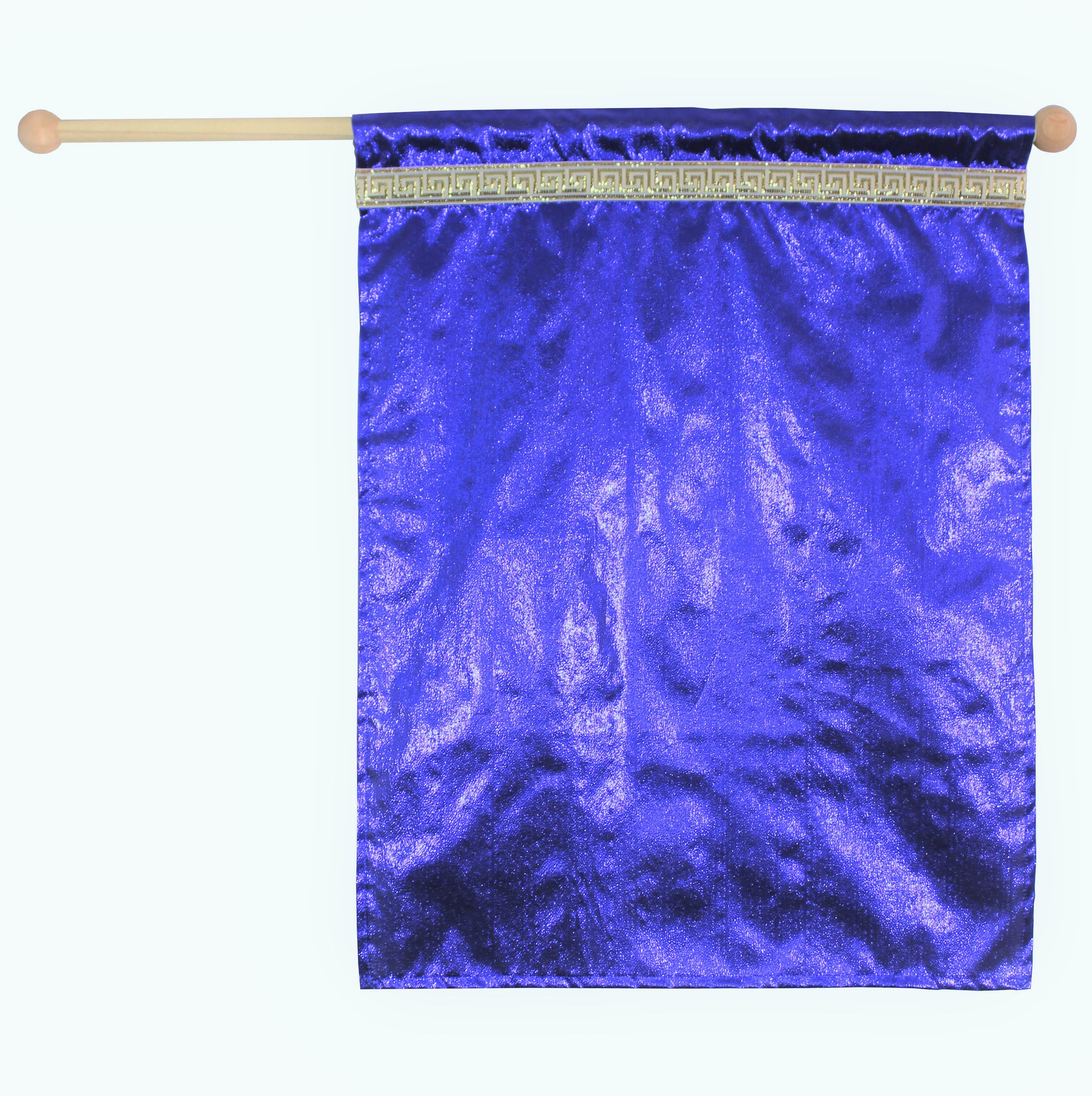 Small Blue Worship Dance Flag