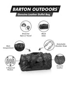 Classic 21 Leather Gym Bag