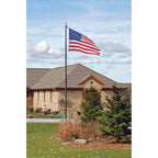 Aluminum Flagpole - External Rope - Heavy Duty, Lifetime Warranty | Made in USA