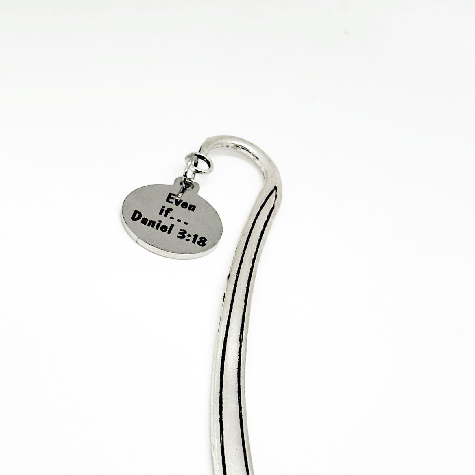 Even If Daniel 3 18 Charm Bookmark Christian Scripture Shepherd Hook Bookmark Faith Bible Verse Gift