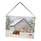 Fiber Optic Lighted Canvas Art - Farm Animals