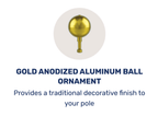 Tried & True Series Residential Aluminum Flagpole