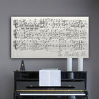 First Dance Lyrics On Canvas - Custom Made With Your Wedding Song