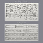 First Dance Lyrics On Canvas - Custom Made With Your Wedding Song